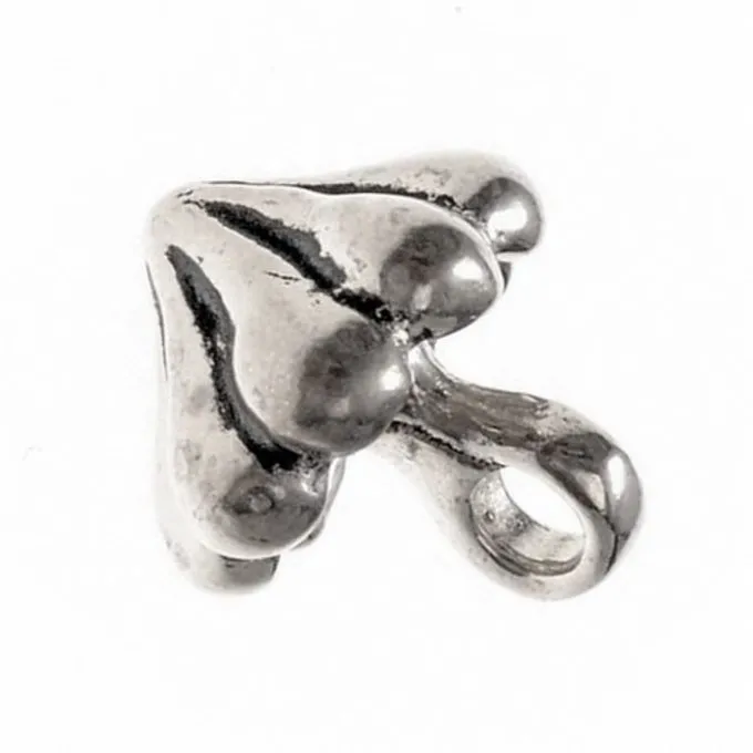 13th-15th Century Buttons, Set Of 5 Pieces, Pewter