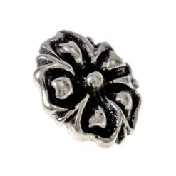 14th Century Buttons Blossom, Set Of 5 Pieces, Pewter