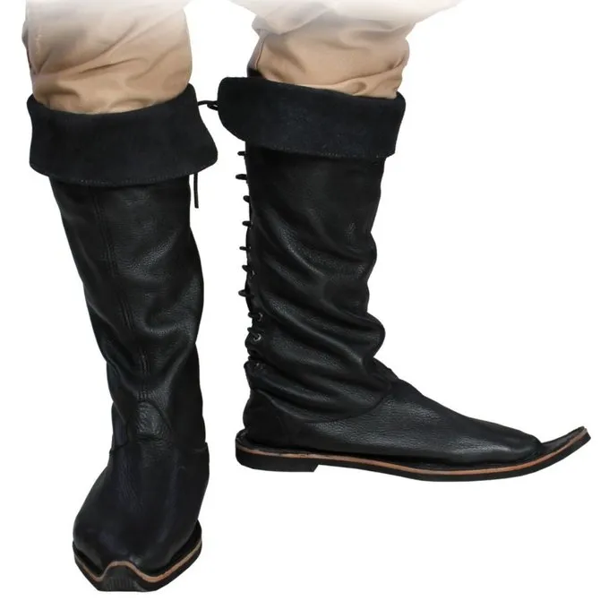 Epic Armoury 15th Century Boots Black - Image 2