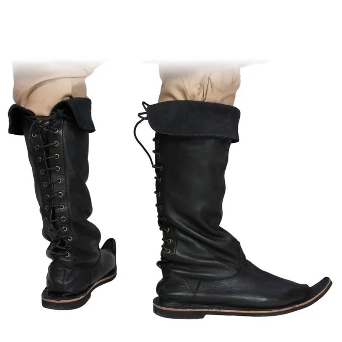 Epic Armoury 15th Century Boots Black - Image 3