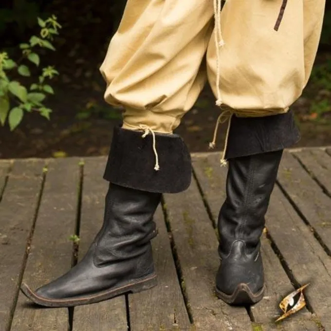 Epic Armoury 15th Century Boots Black