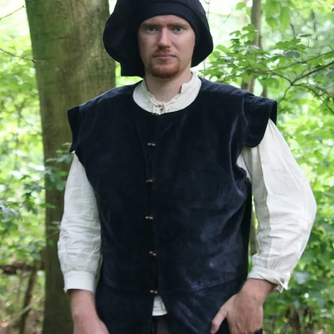 Leonardo Carbone 16th Century Doublet Sea Beggars / Watergeuzen, Black - Image 2