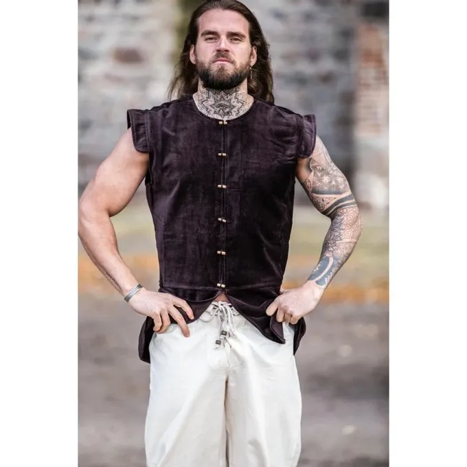 Leonardo Carbone 16th Century Doublet Sea Beggars / Watergeuzen, Brown - Image 6