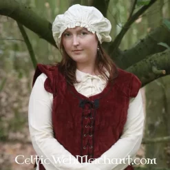 Leonardo Carbone 17th Century Cap, Cream