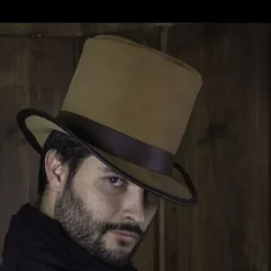 Rawblade 18th Century Hat, Deluxe, Light Brown