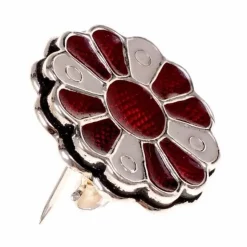 Alemannic Rosette Fibula, Silvered