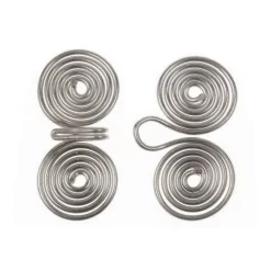 Anglo-Saxon Cloak Buckle, Silvered