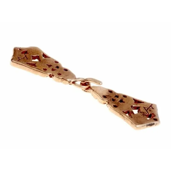 Avarian Cloak Clasp, Bronze - Image 3