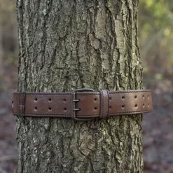 Epic Armoury Belt With Rings, Brown