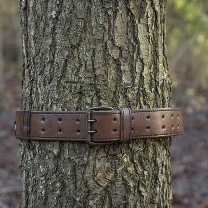 Epic Armoury Belt With Rings, Brown