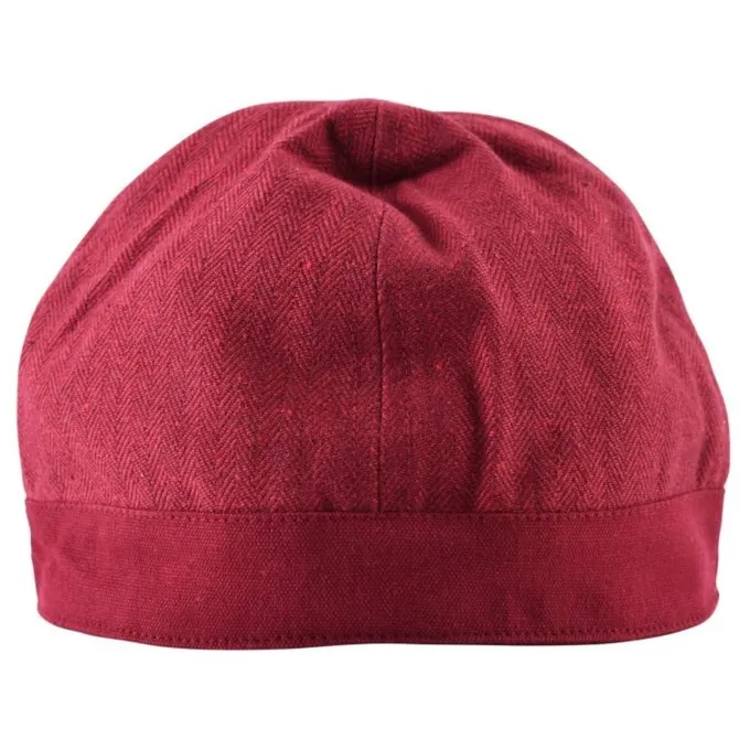 Birka Hat Herringbone Motif, Red