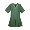 Birka Tunic Knut, Short Sleeves, Green