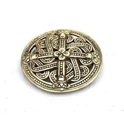 Borre Style Fibula From Finland, Silvered