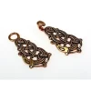 Bronze Cloak Clasp With Midgard Snake