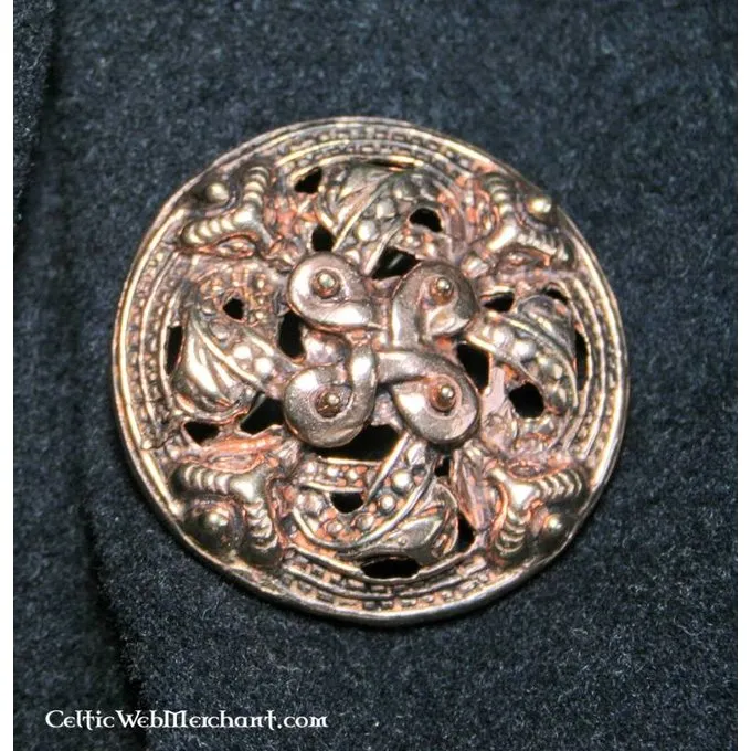Bronze Viking Brooch Borre Style - Image 2