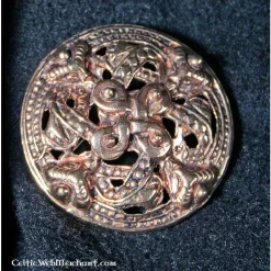 Bronze Viking Brooch Borre Style