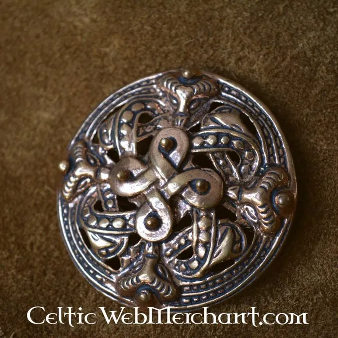 Bronze Viking Brooch Borre Style - Image 4