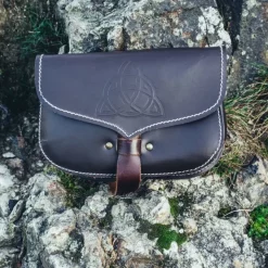 Leonardo Carbone Celtic Bag Triquetra, Brown