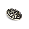 Celtic Buttons Orkney, Set Of 5 Pieces, Brass