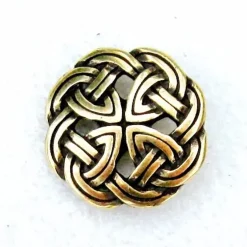 Celtic Buttons Tara, Set Of 5 Pieces, Brass