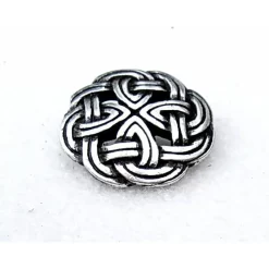 Celtic Buttons Tara, Set Of 5 Pieces, Silvered