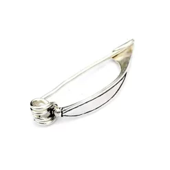 Celtic Fibula 3rd - 1st Century BC., Silvered