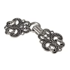 Cloak Clasp Norway, Silvered