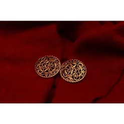 Cloak Clasp Urnes Style, Silvered