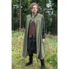 Burgschneider Cloak Justus, Wool, Olive Green