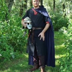 Leonardo Carbone Cotton Cloak, Blue