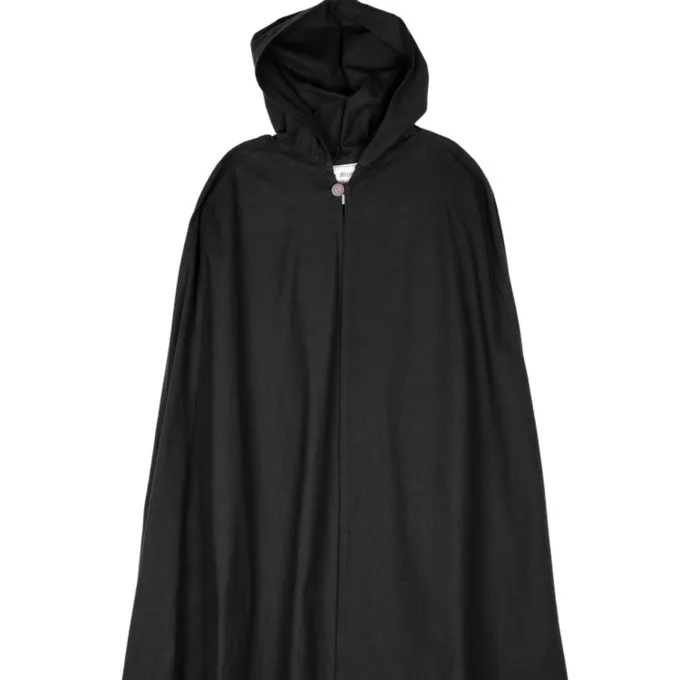 Cotton Cloak Ellyn, Black - Image 3