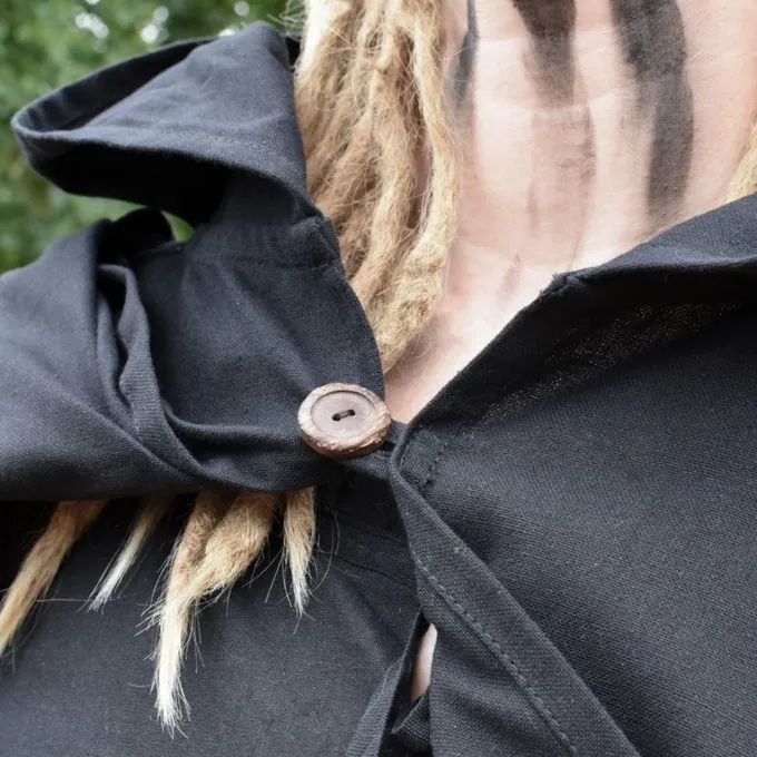 Cotton Cloak Ellyn, Black - Image 6