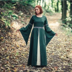 Leonardo Carbone Dress Ivy Green-white