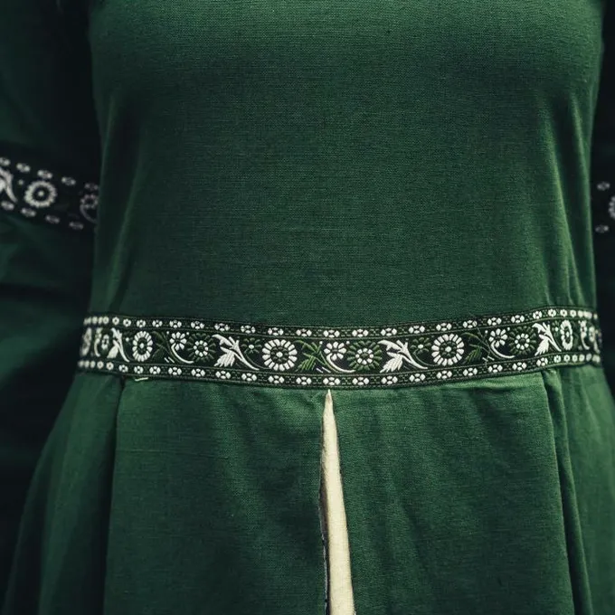 Leonardo Carbone Dress Ivy Green-white - Image 4