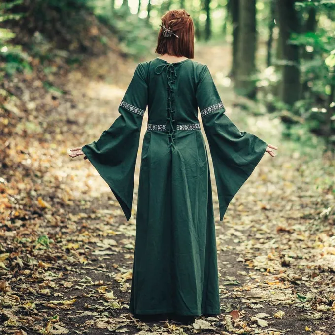 Leonardo Carbone Dress Ivy Green-white - Image 6