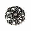Early Medieval Buttons, Set Of 5 Pieces, Silvered