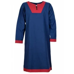 (Early) Medieval Tunic Clovis, Blue-red