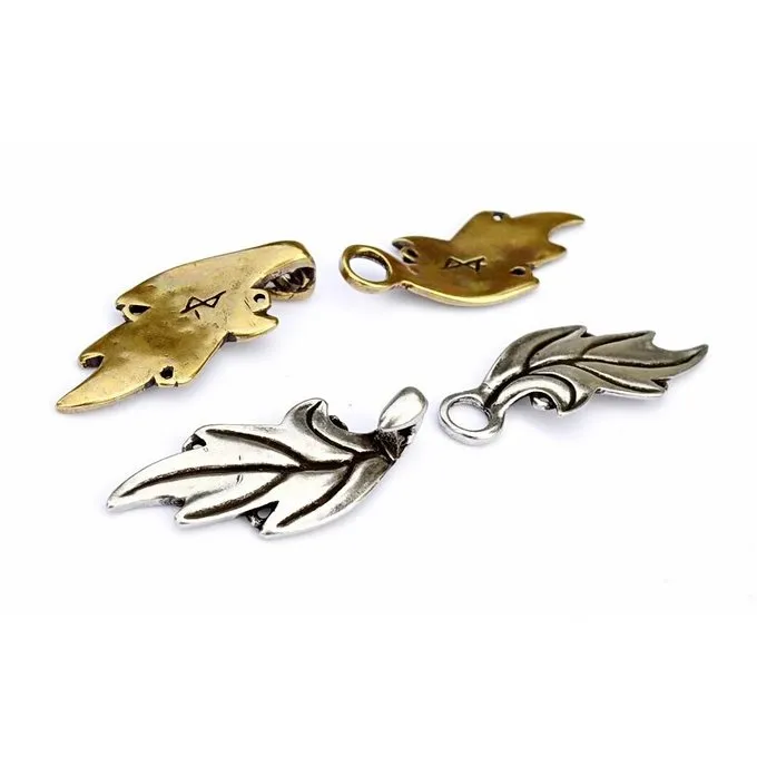 Elven Cloak Clasp, Silvered - Image 2