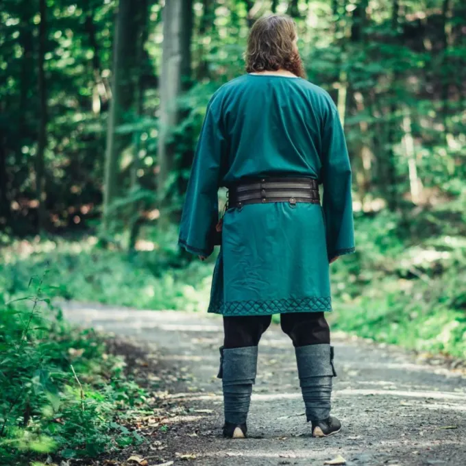 Leonardo Carbone Embroidered Tunic Thorgrim, Green - Image 5