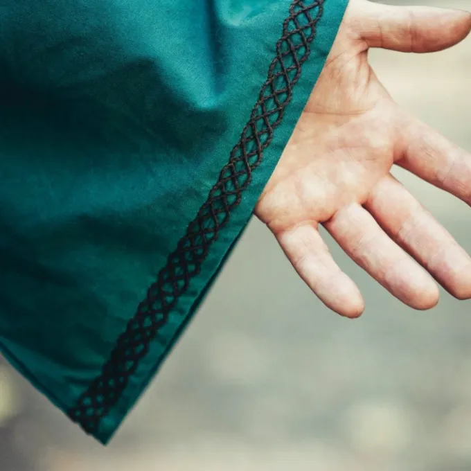 Leonardo Carbone Embroidered Tunic Thorgrim, Green - Image 6