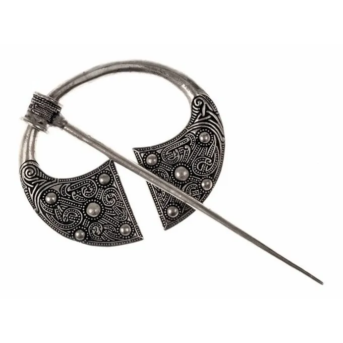 Gaelic Brooch Ballyspellan, Silvered