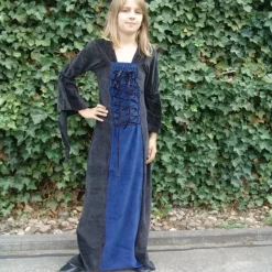 Leonardo Carbone Girl's Dress Aline Black-blue