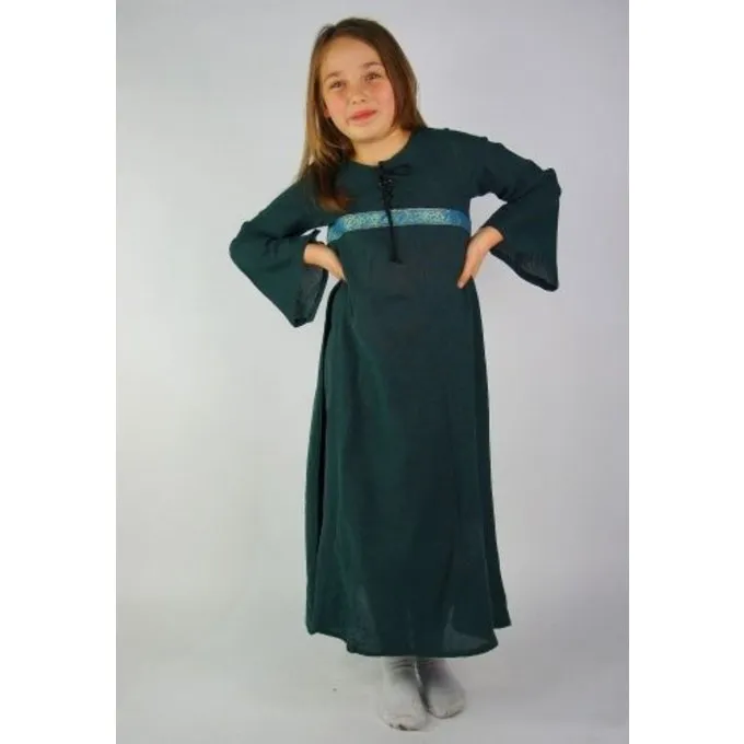 Leonardo Carbone Girl's Dress Ariane Green - Image 3