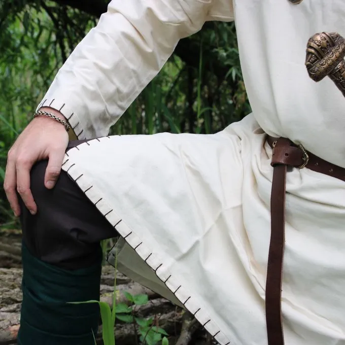 Leonardo Carbone Historical Tunic With Authentic Lining, Cream - Image 3