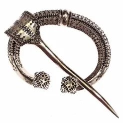 Horse Shoe Fibula Klintegarda, Silvered