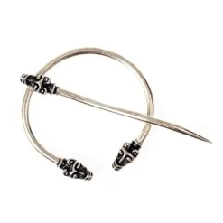 Iceland Viking Fibula, Silvered