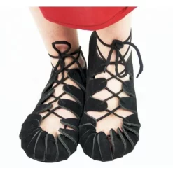 Leonardo Carbone Iron Age Sandals For Kids Black