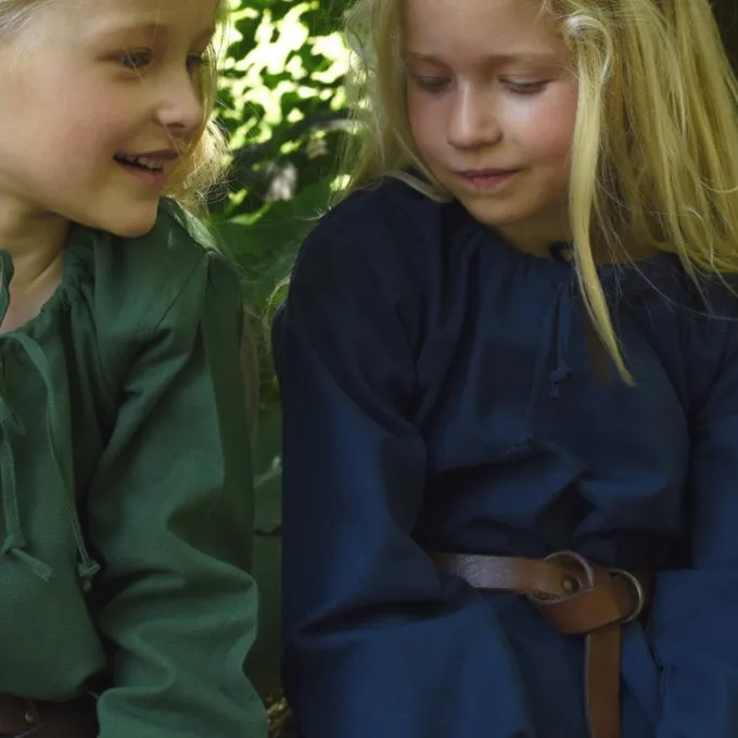 Kids Dress Matilda, Blue - Image 4