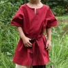 Kids Tunic Ivar, Short-sleeved, Red