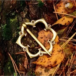 Large Gothic Brooch, Silvered